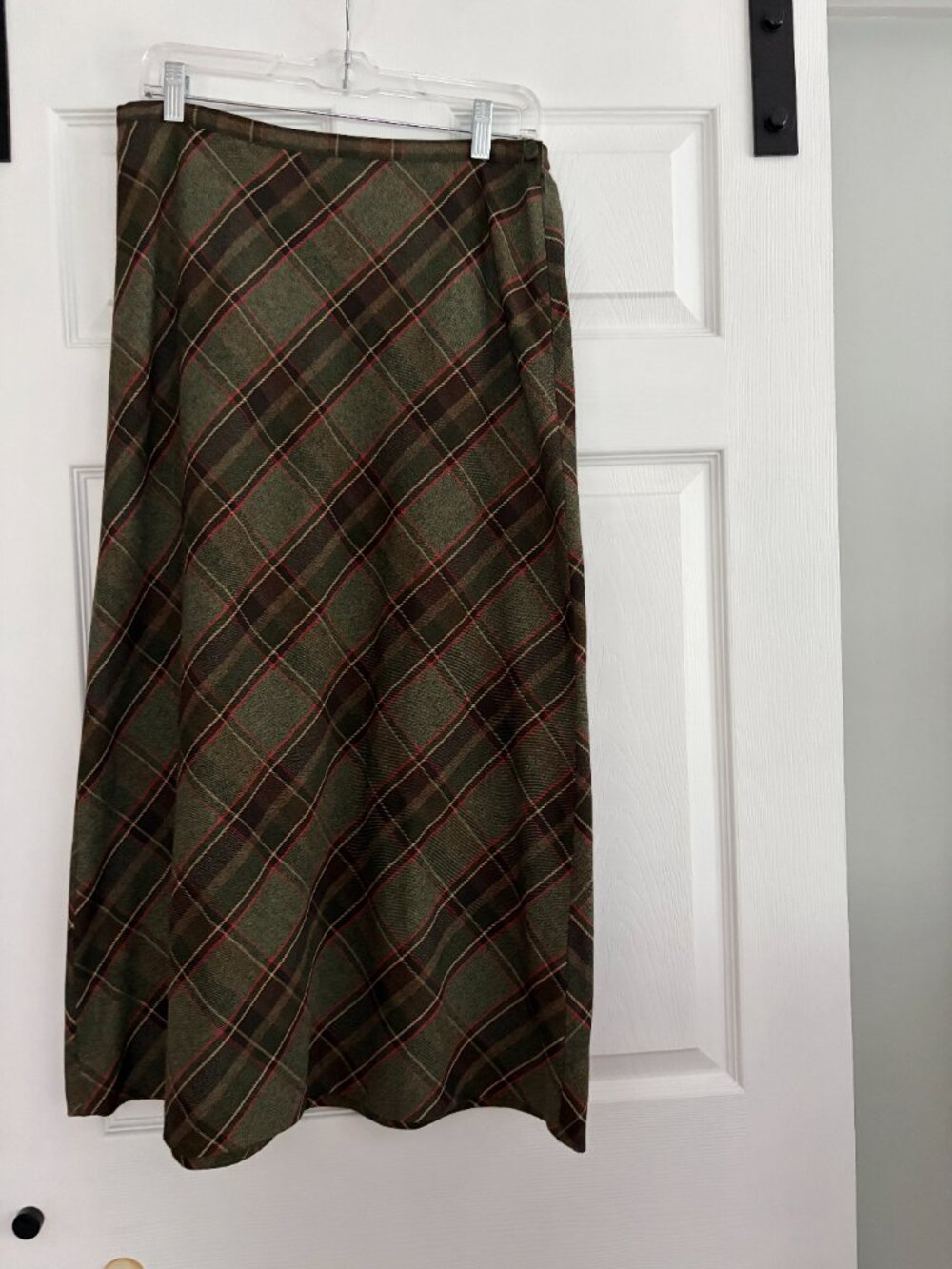 Vintage JM Collection Plaid Maxi Skirt